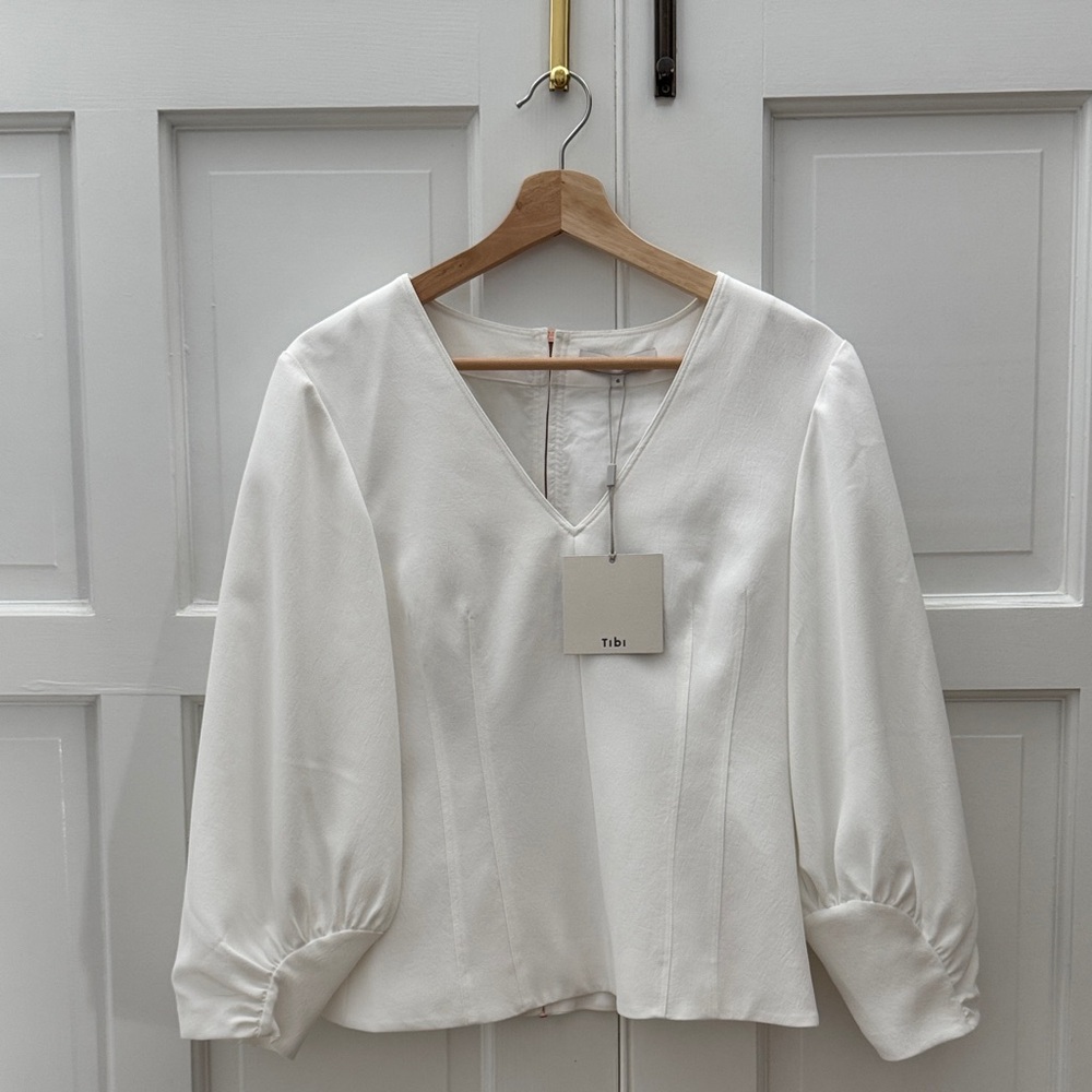 Tibi Women's V-Neck Blouse